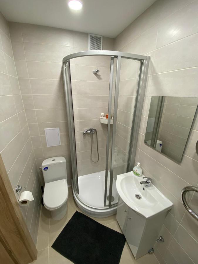 Akmene Center Apartment Naujoji Akmene Eksteriør bilde